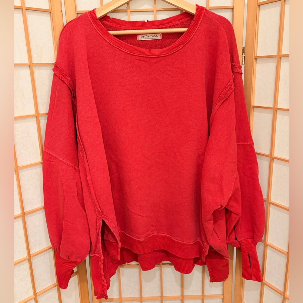NWOT Free People We The Free Camden Sweatshirt - Picture 2 of 7